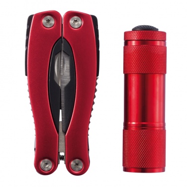 Logo trade advertising product photo of: Multitool and torch set