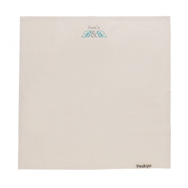 Logo trade promotional giveaways image of: Ukiyo Aware™ 180gr rcotton table napkins 4pcs set