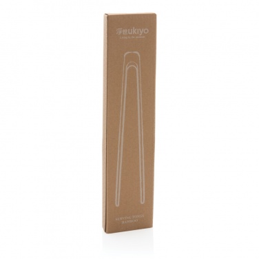 Logotrade promotional merchandise photo of: Ukiyo bamboo serving tongs