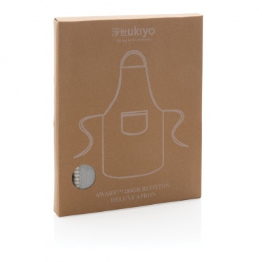 Logotrade business gift image of: Ukiyo Aware™ 280gr rcotton deluxe apron
