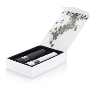 Logo trade promotional gifts image of: Electric pepper and salt mill set