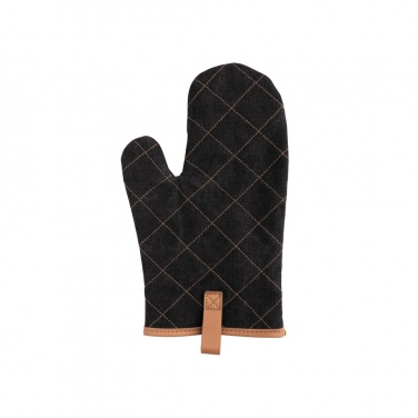 Logo trade promotional gifts image of: Deluxe canvas oven mitt