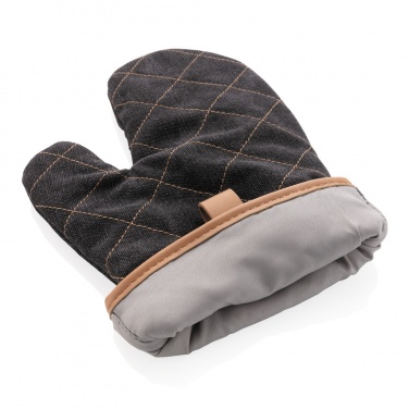 Logo trade advertising products image of: Deluxe canvas oven mitt