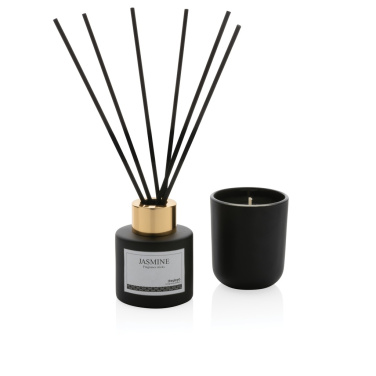 Logo trade corporate gifts image of: Ukiyo candle and fragrance sticks gift set