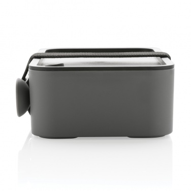 Logo trade promotional items picture of: GRS recycled PP lunch box with spork