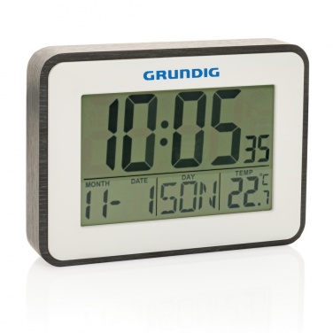 Logo trade business gift photo of: Grundig weatherstation alarm and calendar