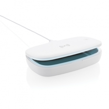 Logo trade promotional giveaways picture of: UV-C steriliser box with 5W wireless charger