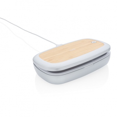 Logo trade corporate gifts image of: Rena UV-C steriliser box with 5W wireless charger