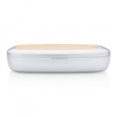 Logo trade promotional merchandise photo of: Rena UV-C steriliser box with 5W wireless charger