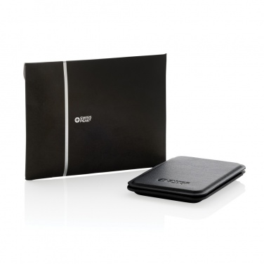 Logotrade corporate gift image of: Magstand RCS recycled PU magnetic phone wallet with stand