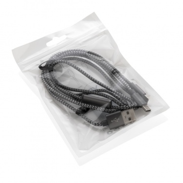 Logotrade promotional merchandise image of: 3-in-1 braided cable