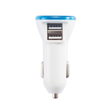 Logo trade promotional products image of: Powerful dual port car charger