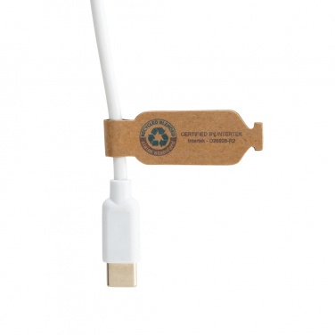 Logo trade promotional gifts picture of: RCS recycled plastic Ontario 6-in-1 round cable