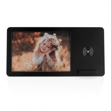 Logotrade promotional item picture of: 5W Wireless charger and photo frame