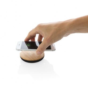 Logotrade promotional giveaways photo of: Bamboo X 5W wireless charger