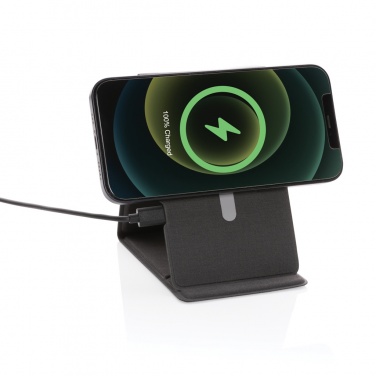 Logotrade promotional product image of: Artic Magnetic 10W wireless charging phone stand