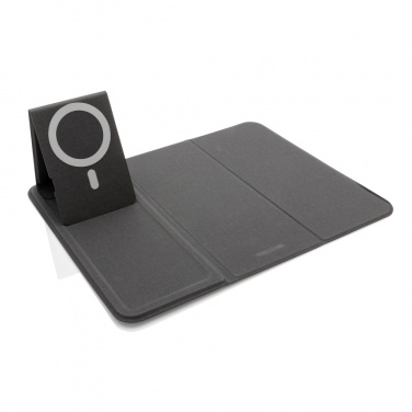 Logo trade advertising products image of: Artic Magnetic 10W wireless charging phonestand