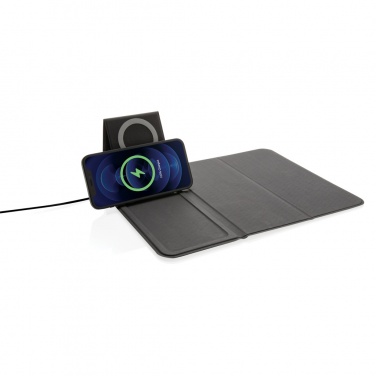 Logotrade corporate gift image of: Artic Magnetic 10W wireless charging phonestand