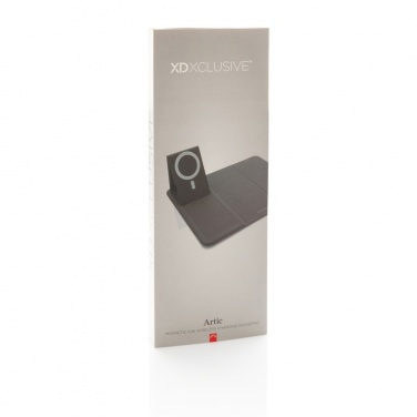 Logo trade promotional gifts picture of: Artic Magnetic 10W wireless charging phonestand