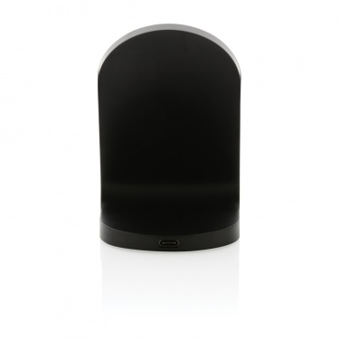 Logotrade promotional items photo of: RCS recycled plastic double coil wireless stand 15W