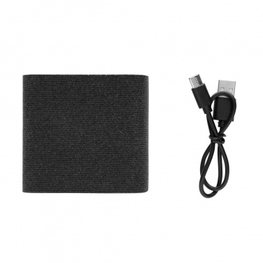 Logo trade promotional gift photo of: Swiss Peak RCS rplastic 3-in-1 wireless 15W travel charger