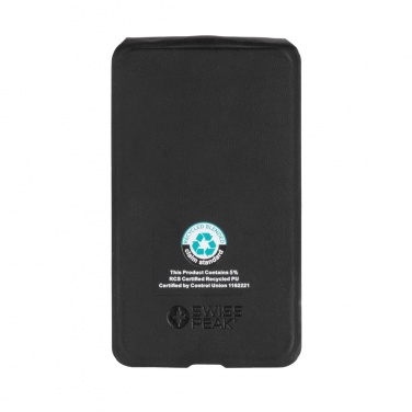 Logo trade advertising product photo of: Swiss Peak RCS rPU 15W  3-in-1 magnetic wireless charger