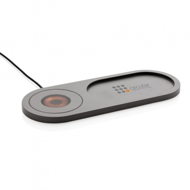 Logotrade promotional giveaway image of: Encore 10W wireless charging valet tray