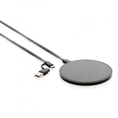 Logotrade advertising product image of: RCS standard recycled plastic 10W wireless charger