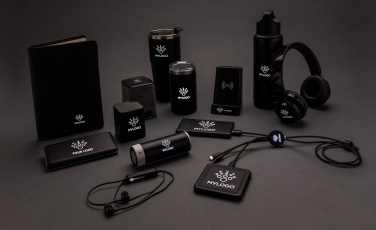 Logotrade advertising products photo of: Light up logo 5W wireless charging pen holder