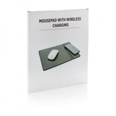 Logo trade business gift photo of: Mousepad with 5W wireless charging
