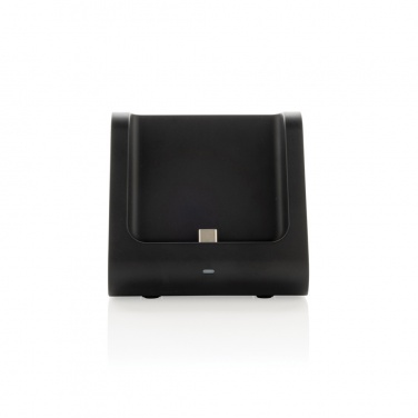 Logo trade promotional gifts image of: Powerbase RCS recycled plastic 3 in 1 charger with powerbank