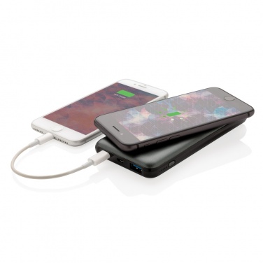 Logo trade promotional gifts picture of: 10.000 mAh Fast Charging 10W Wireless Powerbank with PD