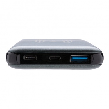 Logo trade advertising products picture of: 10.000 mAh Fast Charging 10W Wireless Powerbank with PD