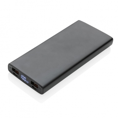 Logotrade promotional merchandise image of: Aluminium 18W 10.000 mAh PD Powerbank