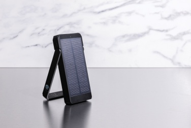 Logo trade promotional products picture of: Skywave RCS recycled plastic solar powerbank 10000 mAh