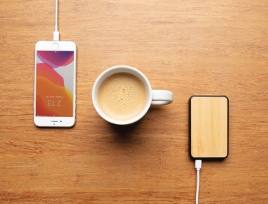 Logo trade promotional gifts image of: RCS recycled plastic 5.000 mAh Powerbank