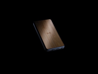 Logo trade promotional merchandise picture of: RCS recycled plastic 8000 mAh Wireless Powerbank