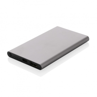 Logotrade advertising product picture of: RCS recycled plastic/aluminum 4000 mah powerbank with type C