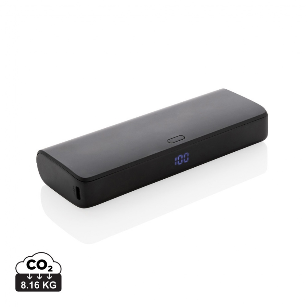 Logo trade business gifts image of: FlashCharge RCS rplastic 20000 mah fast charge powerbank