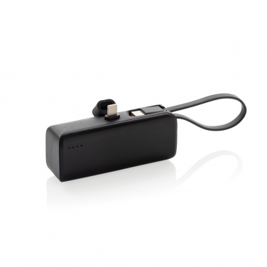 Logo trade advertising product photo of: Powerlink RCS rplastic 3000 mAh powerbank iOS connector