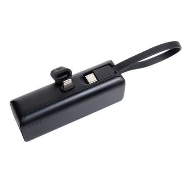 Logo trade corporate gifts picture of: Powerlink RCS rplastic 3000 mAh powerbank iOS connector