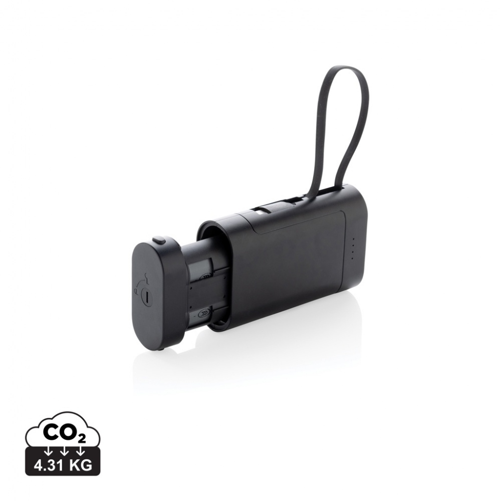 Logo trade promotional giveaways image of: CycleCell 10,000 mah removable battery powerbank