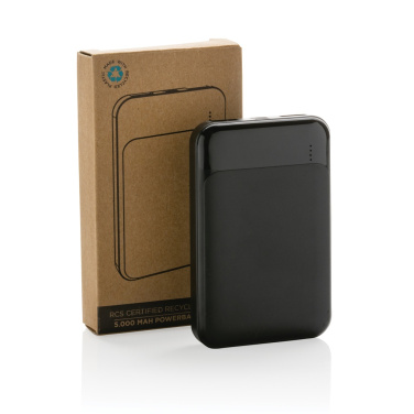 Logotrade promotional gift picture of: RCS recycled plastic 5.000 mAh powerbank