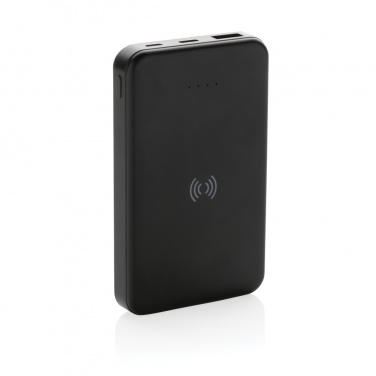 Logotrade promotional products photo of: RCS recycled plastic 5.000 mAh 5W wireless powerbank