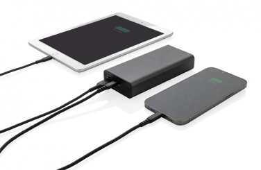 Logo trade business gifts image of: Terra RCS recycled 20W aluminium powerbank 20.000 mAh