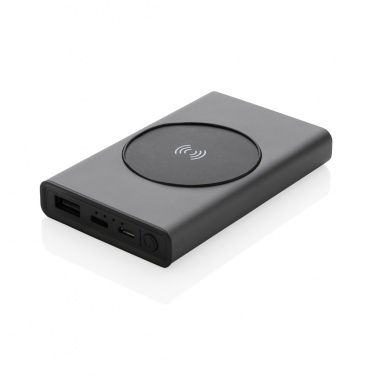 Logotrade promotional merchandise photo of: Terra RCS recycled aluminium 5000 mAh powerbank 5W wireless