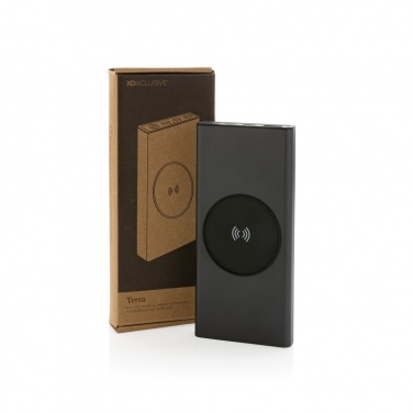Logotrade promotional giveaway image of: Terra RCS recycled 18W aluminium 10000 powerbank 10W