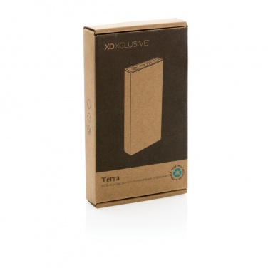 Logotrade business gift image of: Terra RCS recycled aluminium powerbank 5.000 mAh