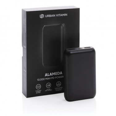 Logo trade advertising product photo of: Urban Vitamin Alameda 10.000 mAh 18W PD powerbank
