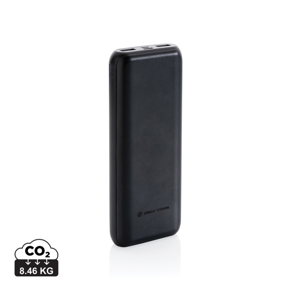Logo trade corporate gifts picture of: Urban Vitamin Pasadena 20.000 mAh 18W PD powerbank